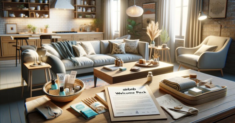 Airbnb welcome basket