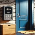 An example of an Airbnb lockbox for a self check-in